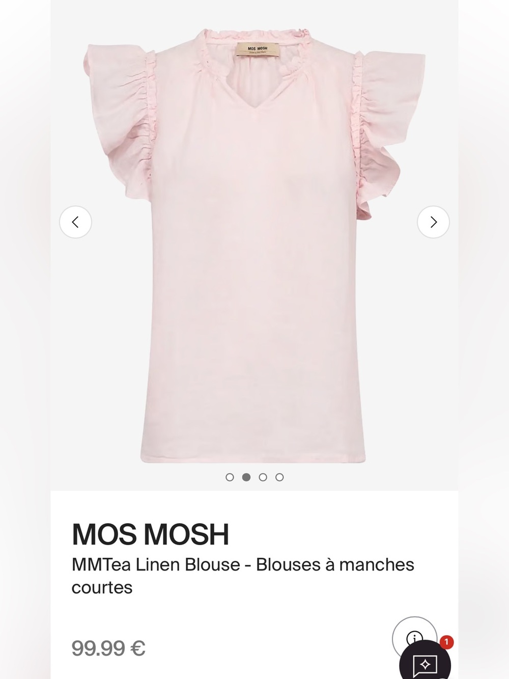 MOS MOSH linen cotton blend top!